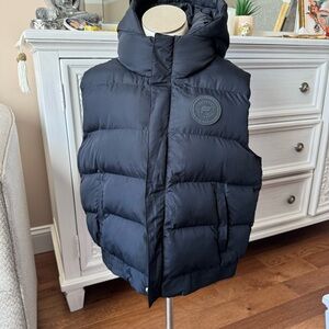 Fabletics | Black Puffer Vest Size L Brand New